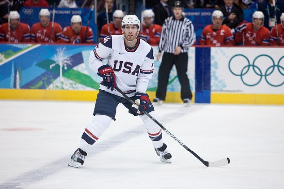 Brooks Orpik was valuable to Team USA four years ago and hopes to be so again. (Credit: Kris Krug)
