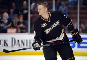 Corey Perry is leading the way for Team Canada. (Christopher Hanewinckel-USA TODAY Sports)