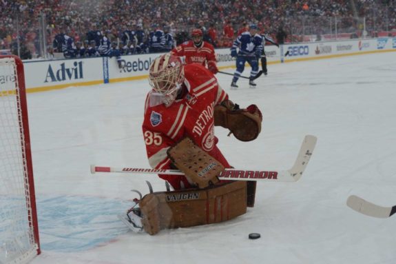 Detroit Red Wings goaltender Jimmy Howard.