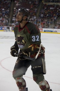 Hershey Bears forward Nicolas Deschamps (Annie Erling Gofus/The Hockey Writers)