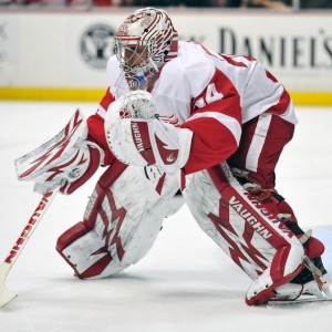 Petr Mrazek of the Detroit Red Wings