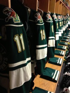 University of Vermont Women's Hockey Locker Room (Ben Kogut)