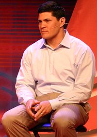 Former New England Patriots' linebacker Tedy Bruschi, returned to football after having a stroke like Kris Letang. (Wikipedia Commons)
