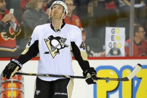 Brooks Orpik scored a late goal on Monday to power the Penguins' comeback. (Candice Ward-USA TODAY Sports)