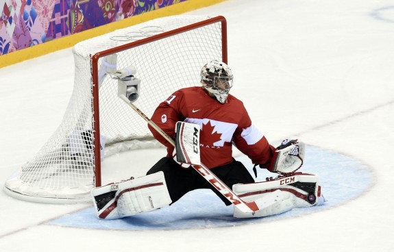 Canadian Olympic Goaltender Carey Price