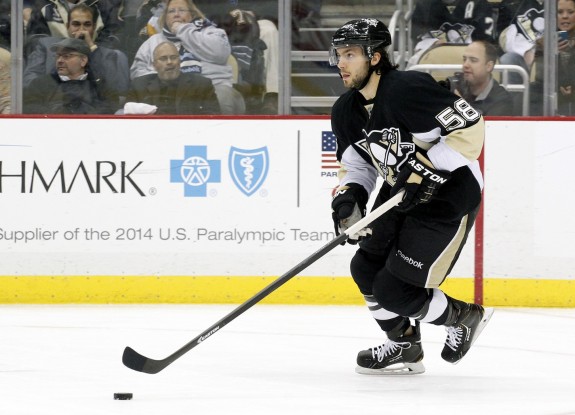 Letang has not been allowed to join the rush as often this season (Charles LeClaire-USA TODAY Sports)