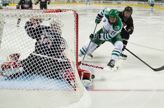 SCSU goalie Ryan Faragher  (Eric Classen/UND Athletics)