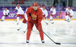 Pavel Datsyuk is fired up in Sochi (Jayne Kamin-Oncea-USA TODAY Sports)