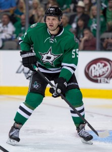 Sergei Gonchar, one of the Dallas Stars defensemen (Jerome Miron-USA TODAY Sports)