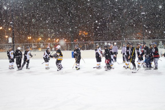 Frozen Cup Handshake