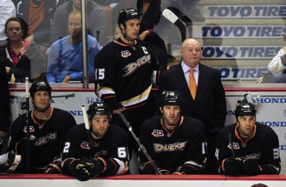 Ex-Anaheim Ducks coach Bruce Boudreau