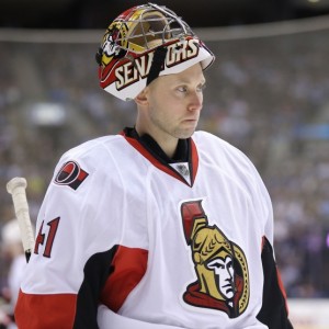 Ottawa Senators goalie Craig Anderson
