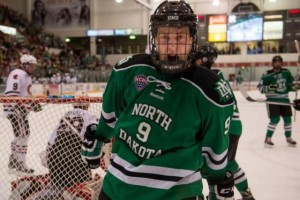 UND Forward Drake Caggiula (Eric Classen / UND Athletics) 