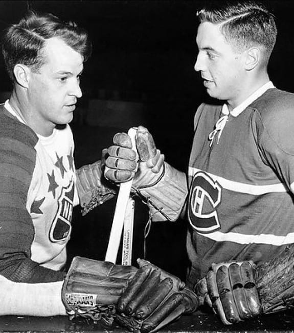 Gordie Howe & Jean Beliveau