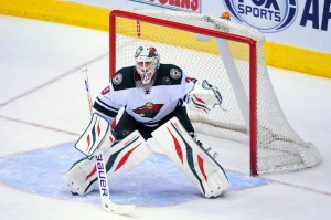 Ilya Bryzgalov having success in a Minnesota Wild uniform