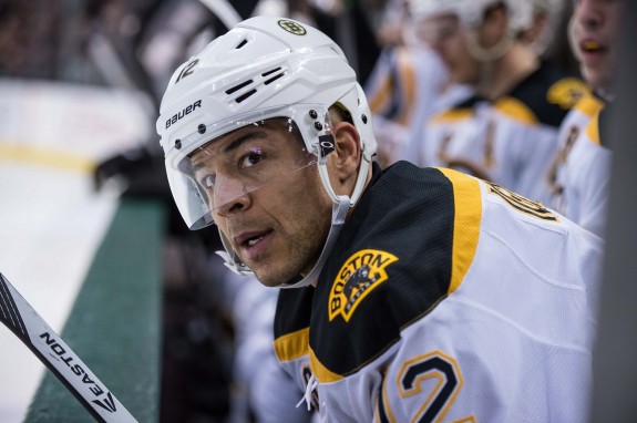 David Pastrnak Boston Bruins Jarome Iginla