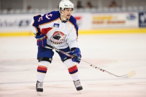 Kevin Gagne with the Norfolk Admirals Photo Credit: (John Wright/Norfolk Admirals)