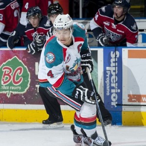 Defenseman Madison Bowey may ultimately be Mike Green's replacement on the Caps' blue line. (Marissa Baecker/Kelowna Rockets)