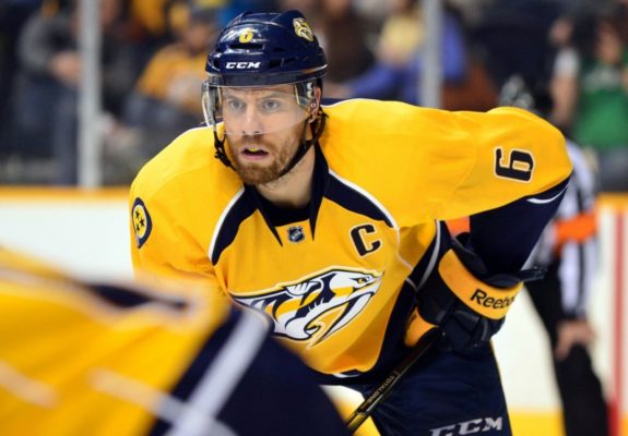 shea weber nashville predators jersey