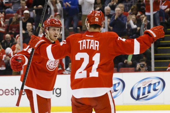 The "Kids Line" was phenomenal last season in terms of puck possession. Can they keep it up? (Rick Osentoski-USA TODAY Sports)