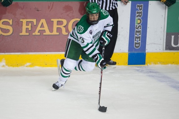 UND forward Connor Gaarder (Eric Classen/UND Athletics) 