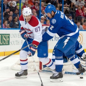 Bolts & Habs battle (Jeff Griffith-USA TODAY Sports)