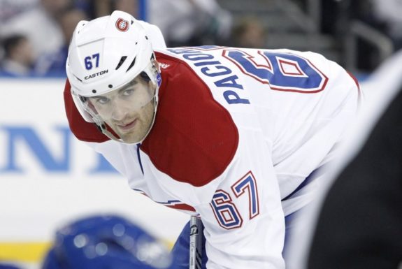 Canadiens forward Max Pacioretty 