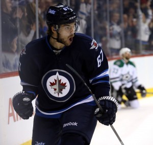 Winnipeg Jets forward Michael Frolik