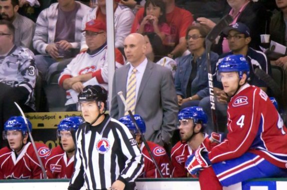 Ex-Laval Rocket head coach Sylvain Lefebvre 