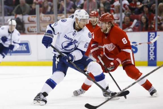 Valtteri Filppula of the Detroit Red Wings.