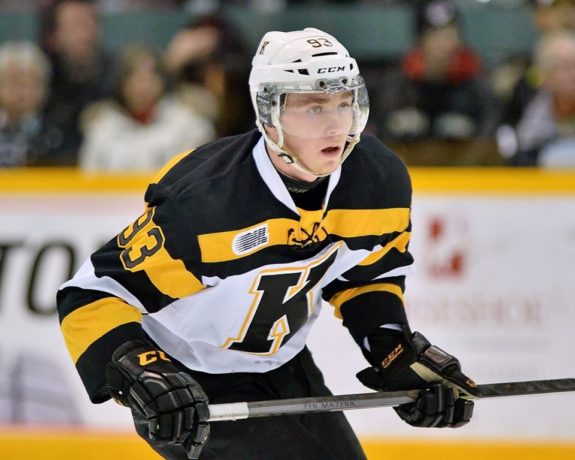 Sam Bennett of the Kingston Frontenacs [photo: Terry Wilson/OHL Images]