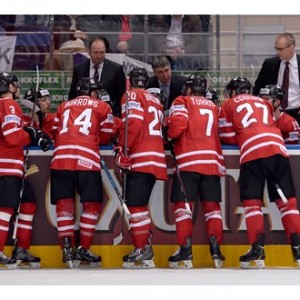 Team Canada instructed by Dave Tippett