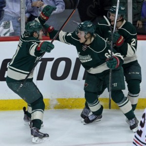 Mikael Granlund celebrates (Brace Hemmelgarn-USA TODAY Sports)