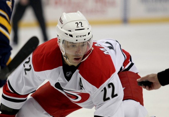 Can the Canes storm the Flyers without their faceoff specialist, Manny Malhotra?