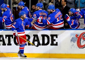 New York Rangers forward Martin St. Louis