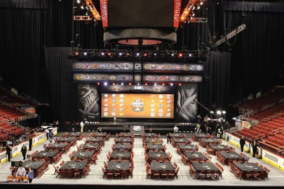 2014 NHL Entry Draft Floor [photo: Amy Irvin]