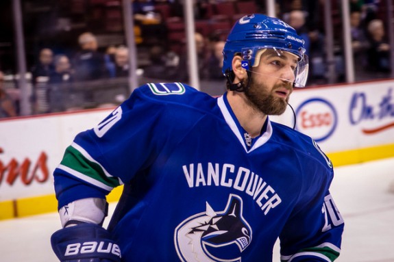 Chris Higgins isn't scoring with any consistency, despite playing in a top six role. [photo: Lauren Zabel