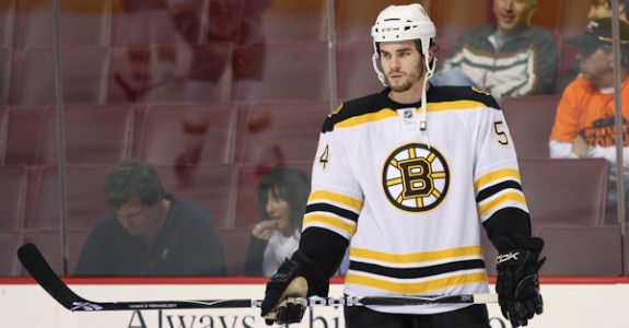 Adam McQuaid [Photo by Bob Fina/Inside Hockey]