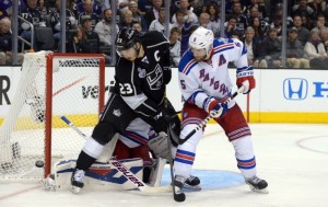 Despite a decent postseason in 2013-14, Dustin Brown needs to rebound back to form. (Kirby Lee-USA TODAY Sports)