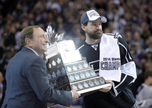 Justin Williams 2014 Conn Smythe winner. (Gary A. Vasquez-USA TODAY Sports)