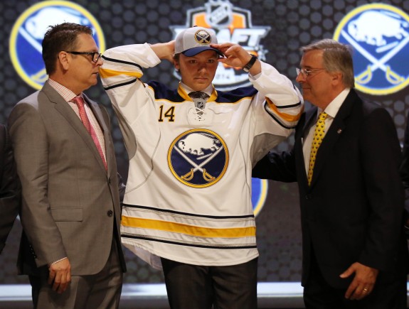 Picks like Sam Reinhart will now get tested at the combine in Buffalo the next two seasons. (Bill Streicher-USA TODAY Sports)