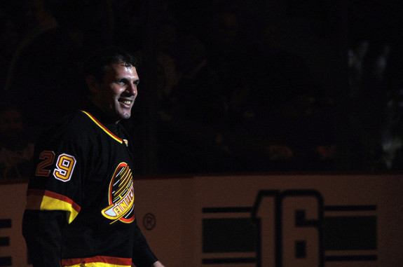 Canucks forward Gino Odjick