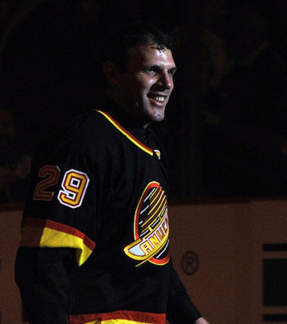 Canucks forward Gino Odjick