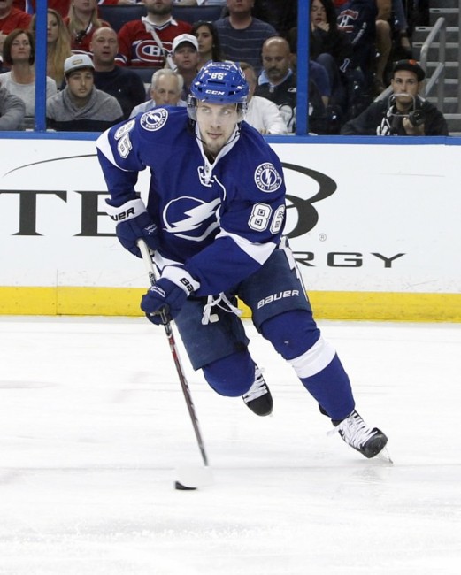 The "Russian Factor" allowed the Tampa Bay Lightning to steal Nikita Kucherov at the 2011 draft (Kim Klement-USA TODAY Sports)