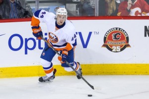 Calvin de Haan is emerging as a force for the Islanders on the blueline. (Sergei Belski-USA TODAY Sports)