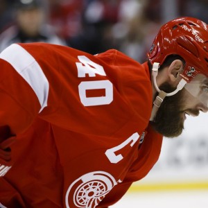 Henrik Zetterberg of the Detroit Red Wings needs to step up in limited minutes.