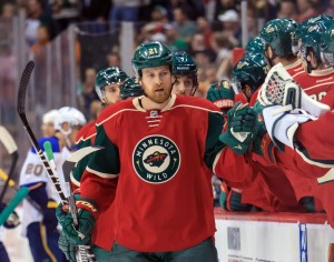 Kyle Brodziak has been an integral part of Minnesota's penalty kill. (Brad Rempel-USA TODAY Sports)