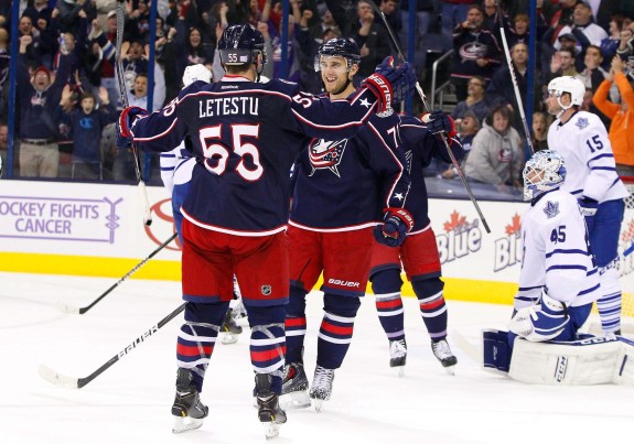 Blue Jackets Letestu