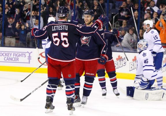 columbus blue jackets center mark letestu