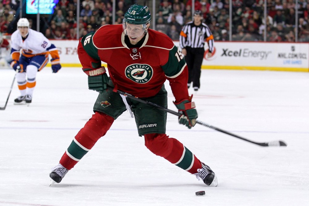 Dany Heatley will take the heat of being the Wild's big goal